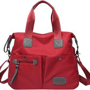 Tote Bag for Women,Multi Pockets Shoulder Handbag,Nurse Bag for Work,Large Cross